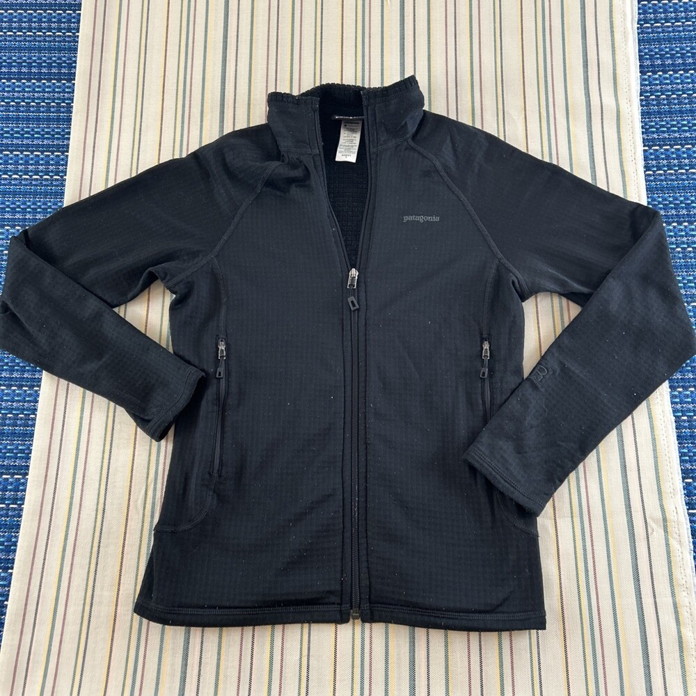 Patagonia R1 Daily Jacket Womens Small Black Full Zip Gorpcore Outdoors Ladies